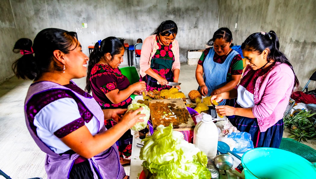 Mothers in Larráinzar, Mexico